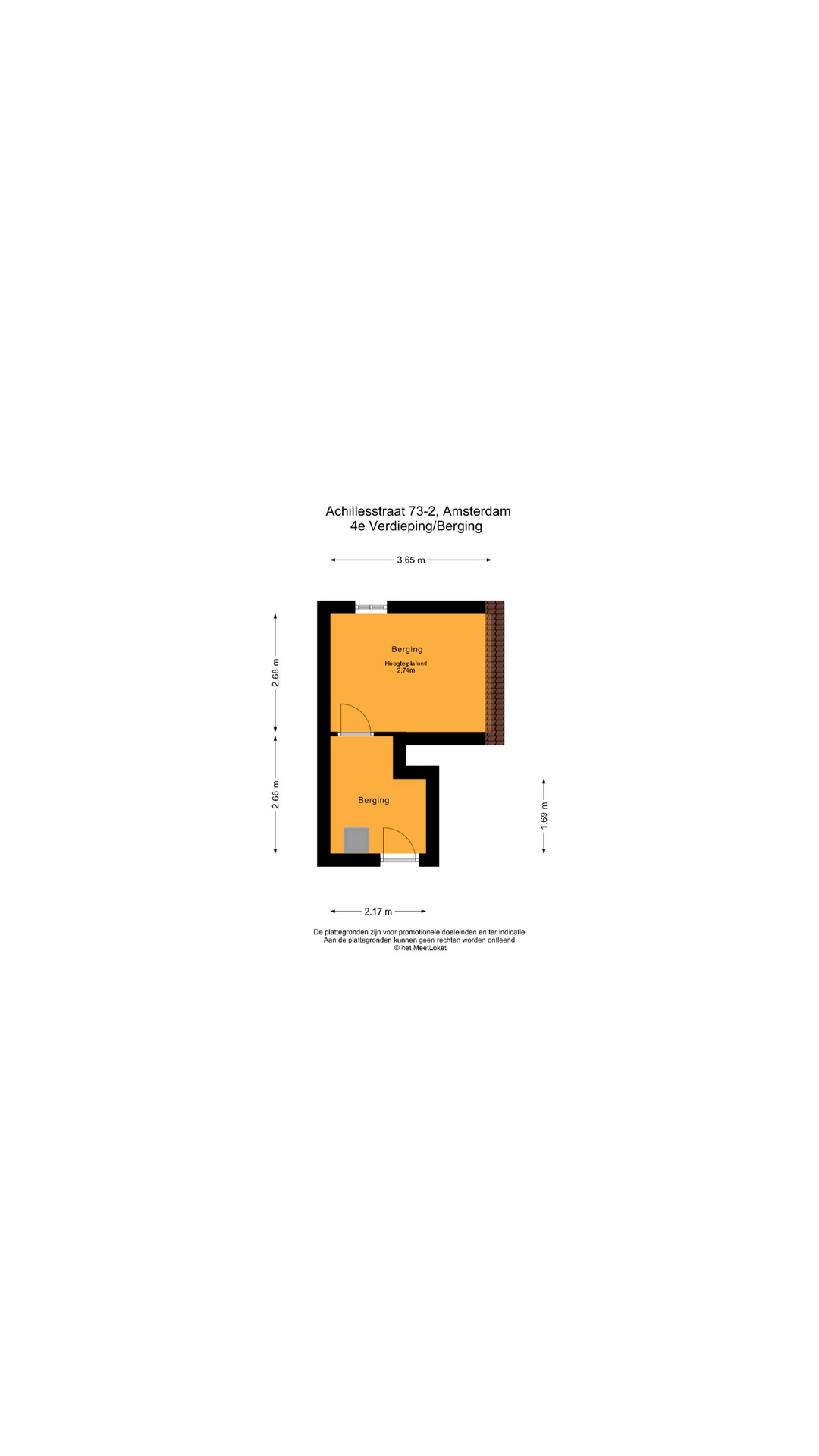 Achillesstraat 73 2, 1076 PX Amsterdam map