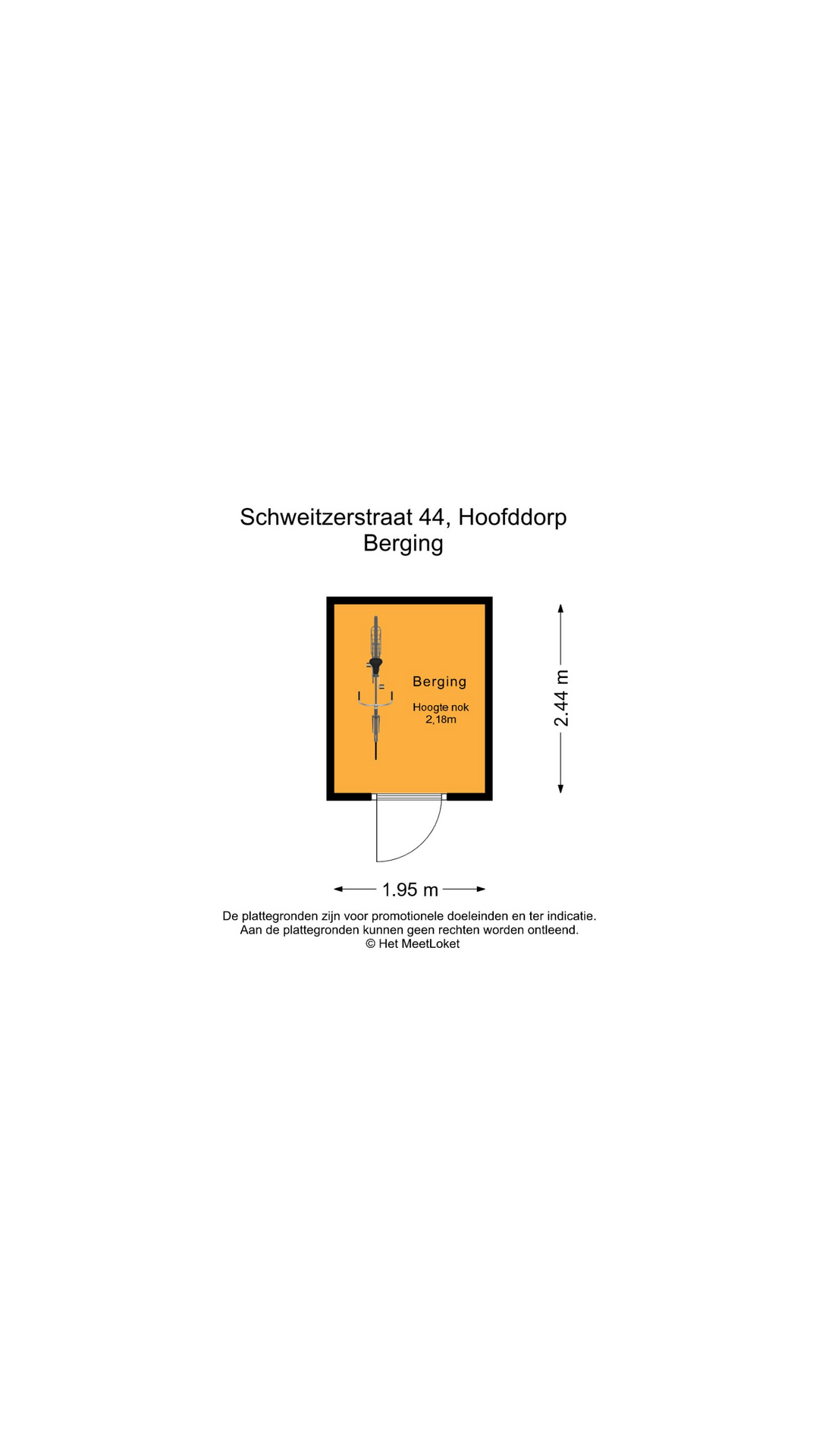 Schweitzerstraat 44 , 2131 RG Hoofddorp map