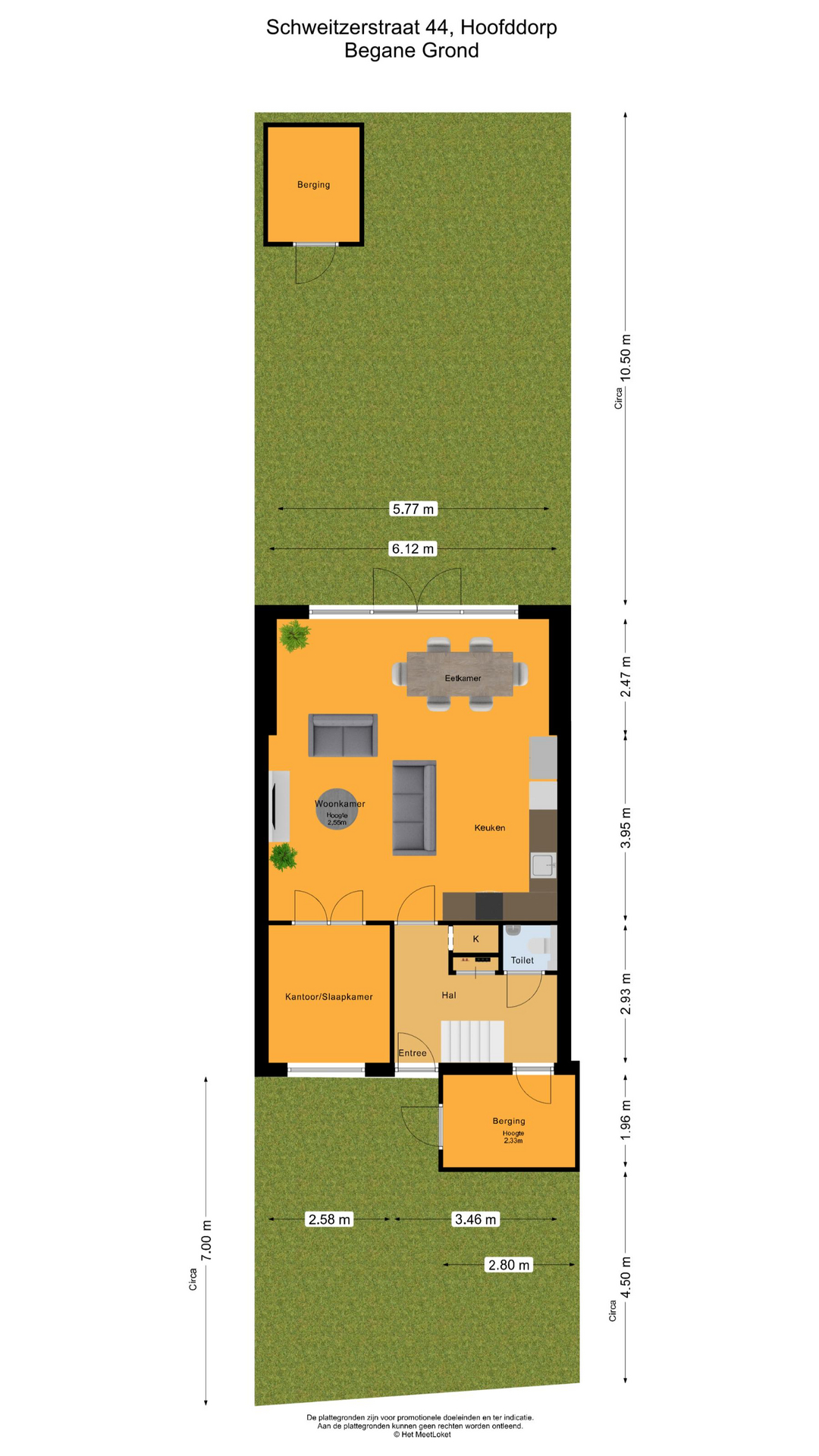 Schweitzerstraat 44 , 2131 RG Hoofddorp map