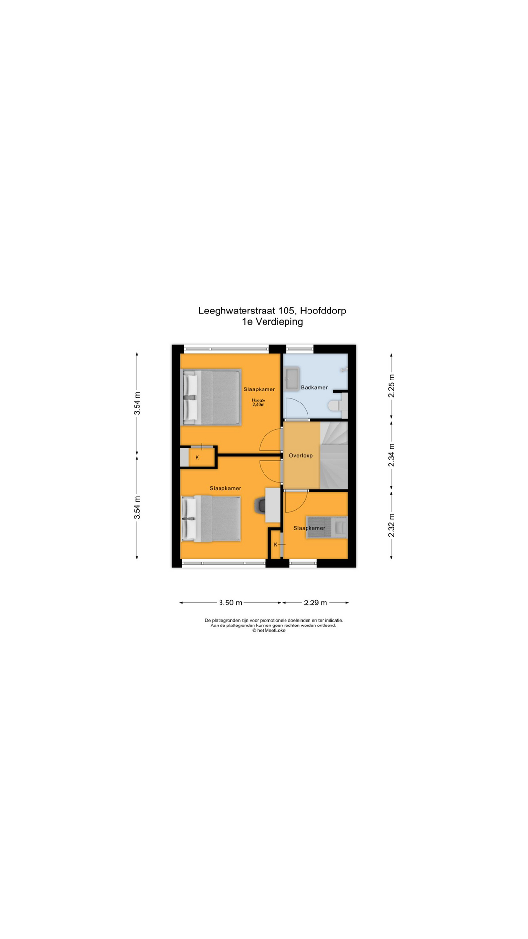 Leeghwaterstraat 105 , 2132 SR Hoofddorp map