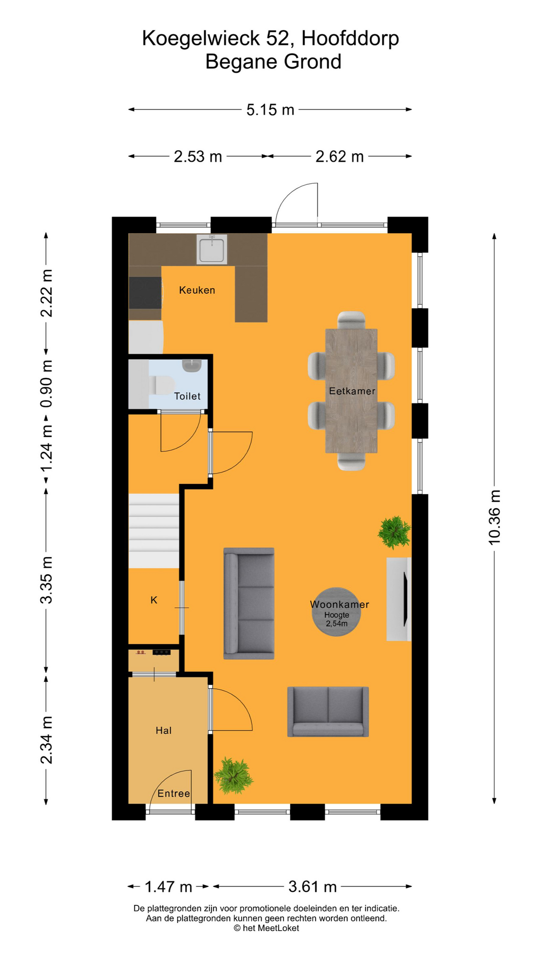 Koegelwieck 52 , 2134 XX Hoofddorp map