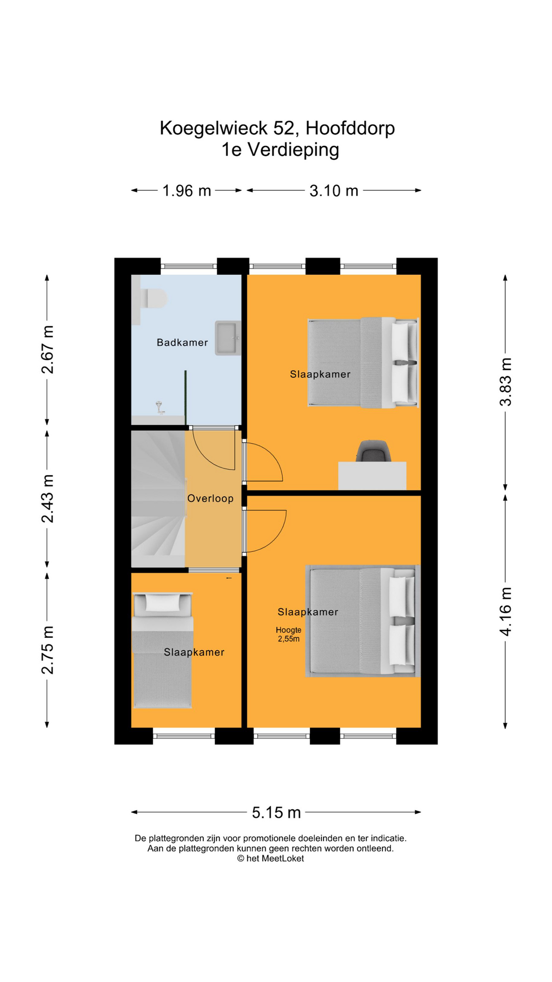 Koegelwieck 52 , 2134 XX Hoofddorp map