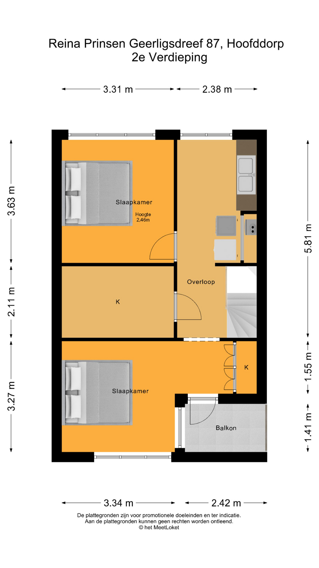 Reina Prinsen Geerligsdreef 87 , 2135 HS Hoofddorp map