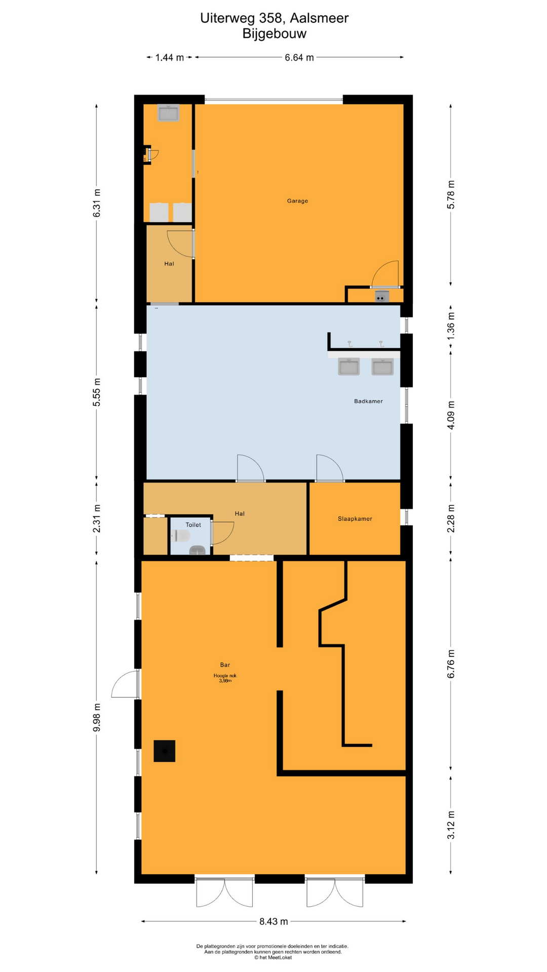 Uiterweg 358 , 1431 AX Aalsmeer map