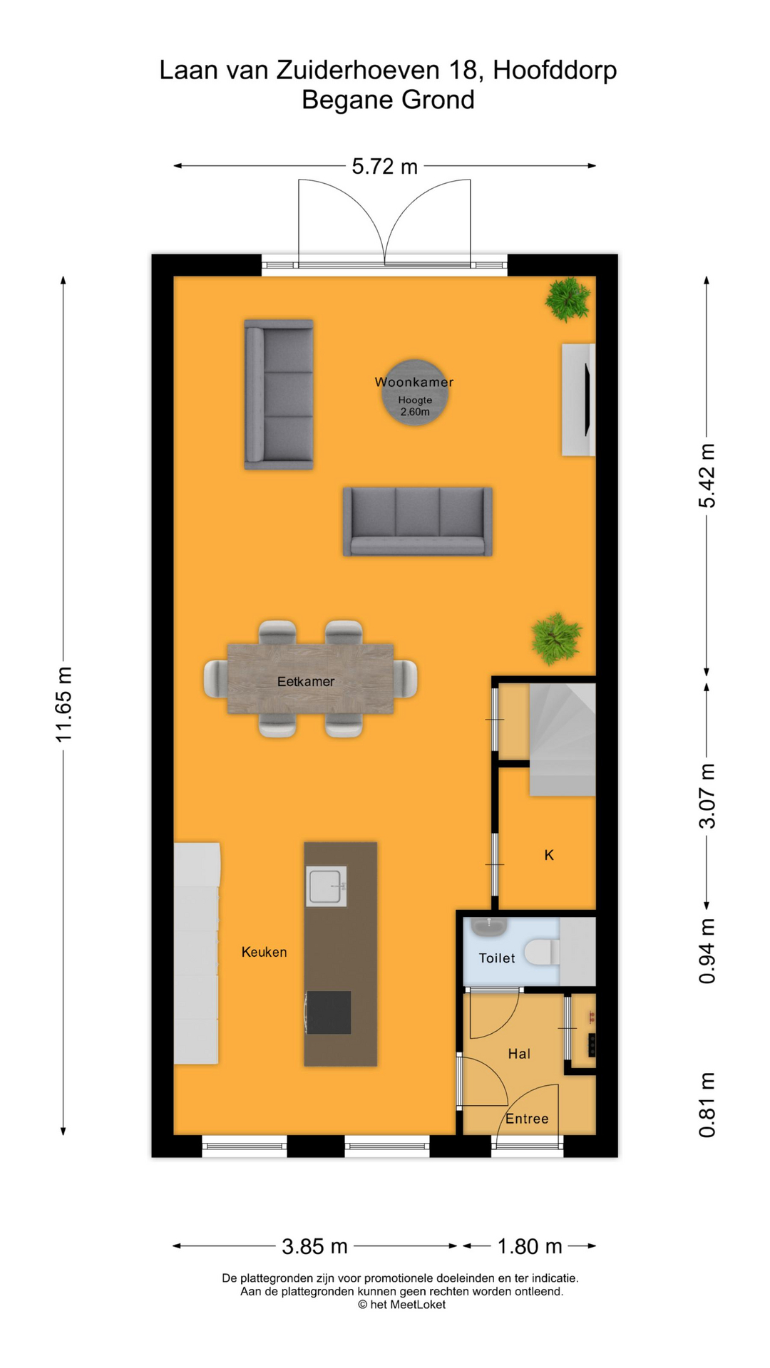 Laan van Zuiderhoeven 18 , 2134 AT Hoofddorp map