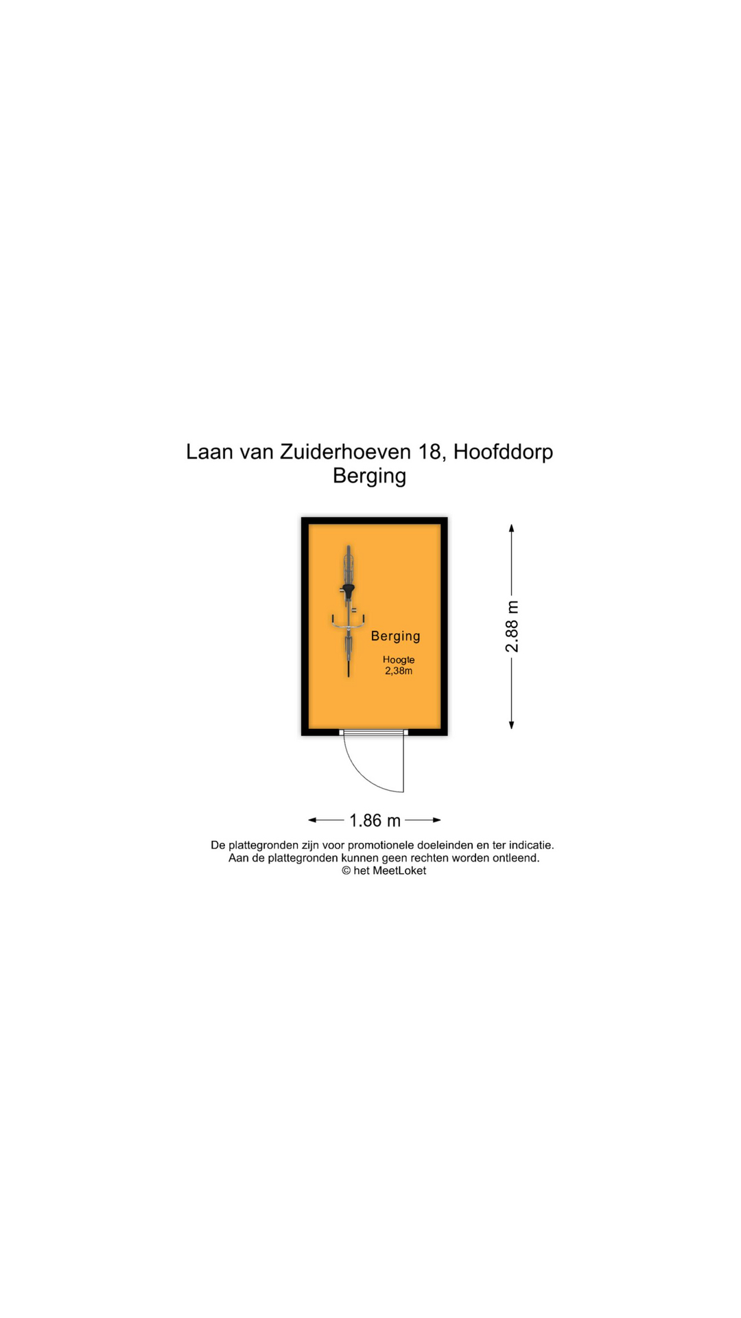 Laan van Zuiderhoeven 18 , 2134 AT Hoofddorp map