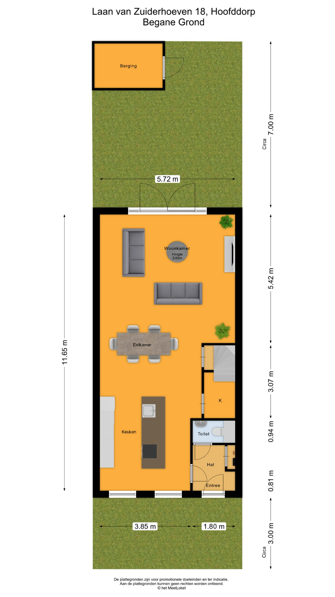 Laan van Zuiderhoeven 18 , 2134 AT Hoofddorp map