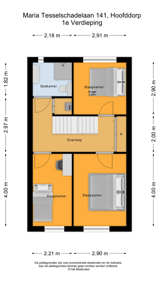Maria Tesselschadelaan 141 , 2135 RH Hoofddorp map