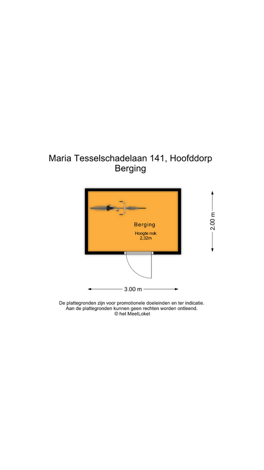 Maria Tesselschadelaan 141 , 2135 RH Hoofddorp map