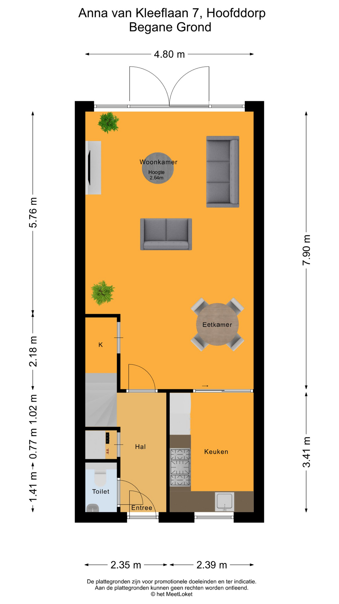 Anna van Kleeflaan 7 , 2135 VD Hoofddorp map