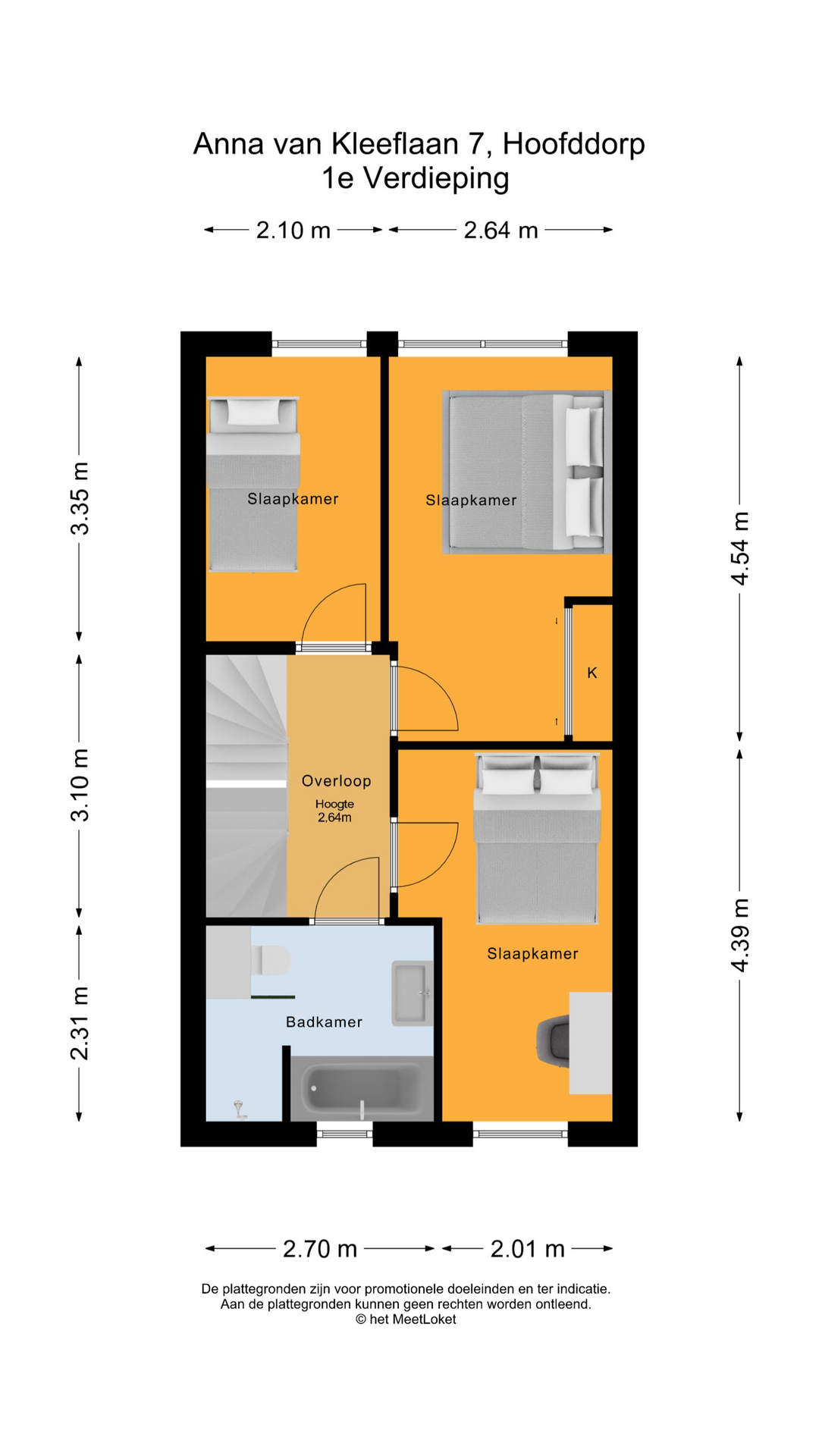 Anna van Kleeflaan 7 , 2135 VD Hoofddorp map