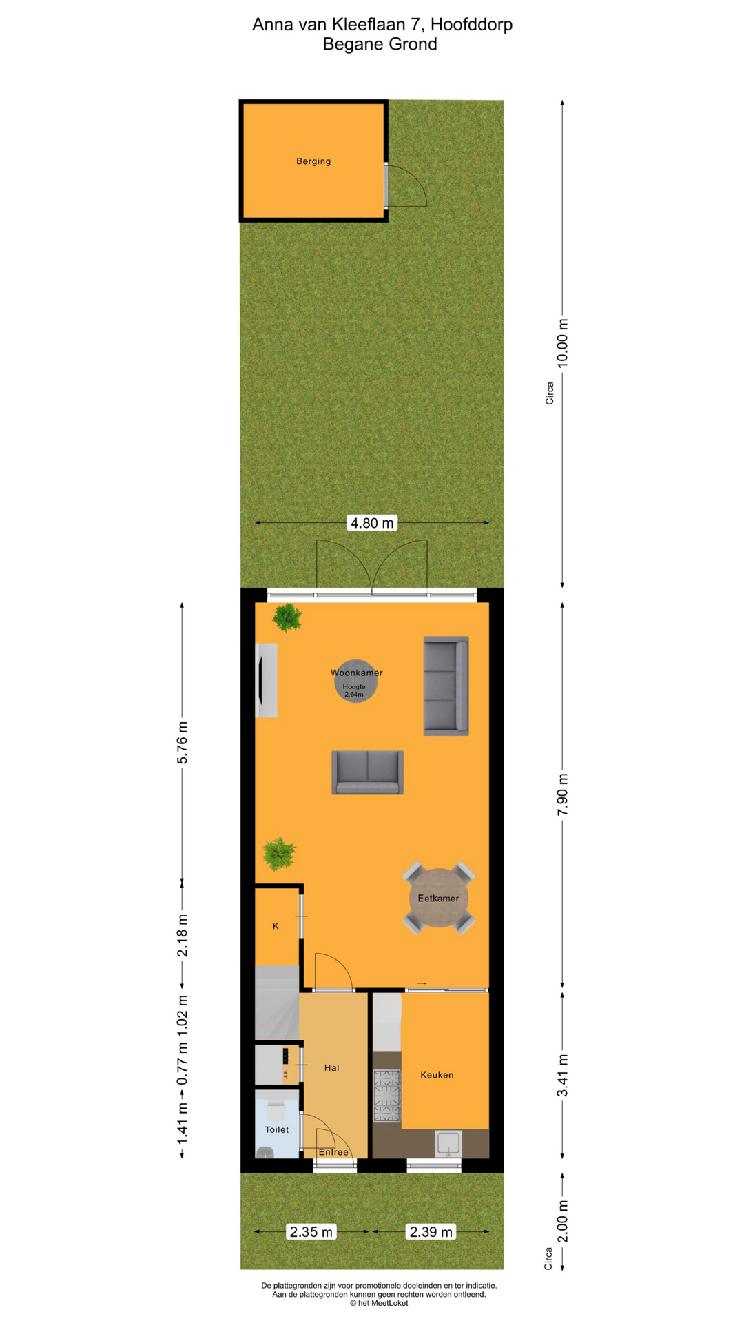 Anna van Kleeflaan 7 , 2135 VD Hoofddorp map