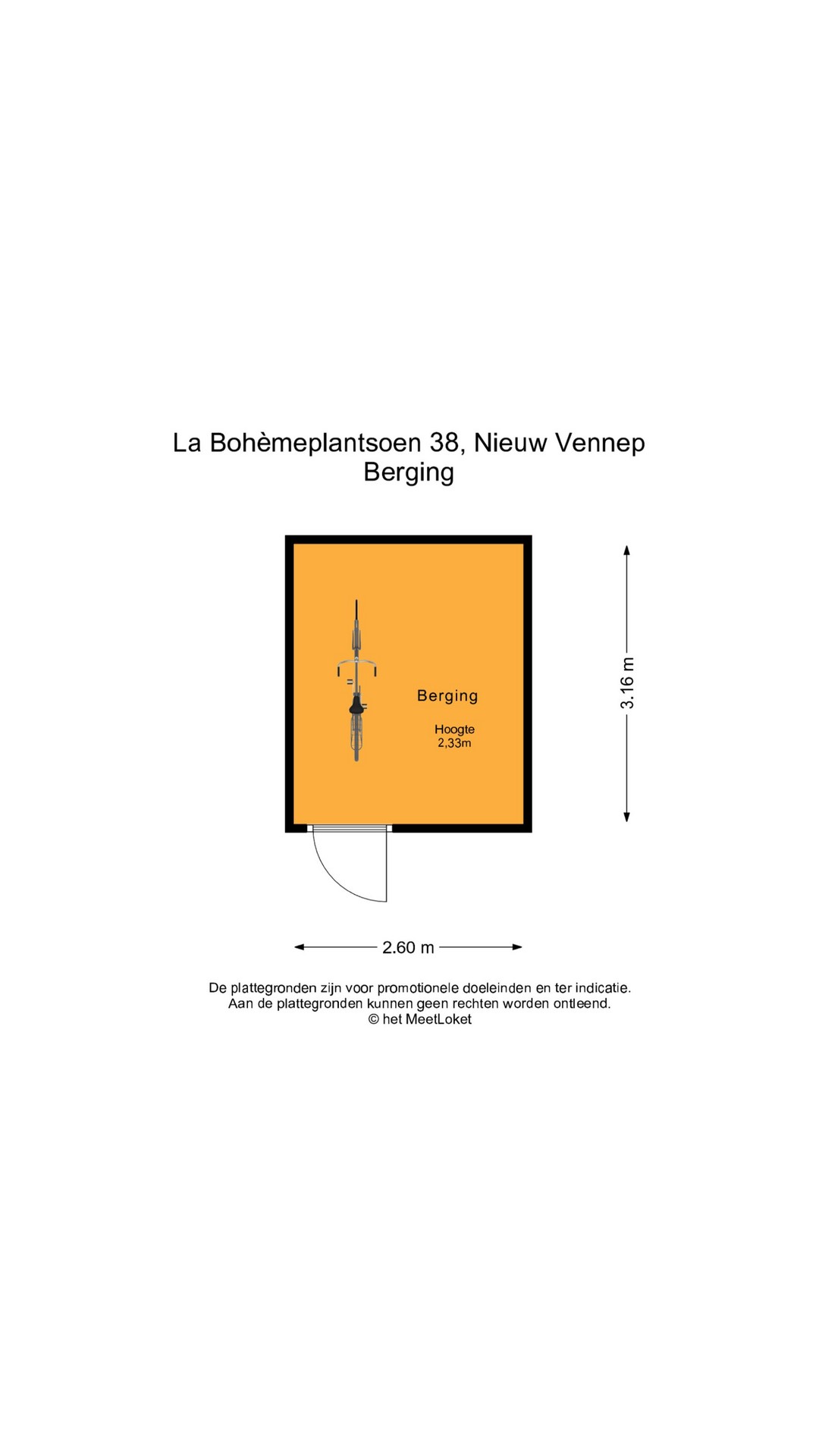 La Bohemeplantsoen 38 , 2152 GG Nieuw-vennep map