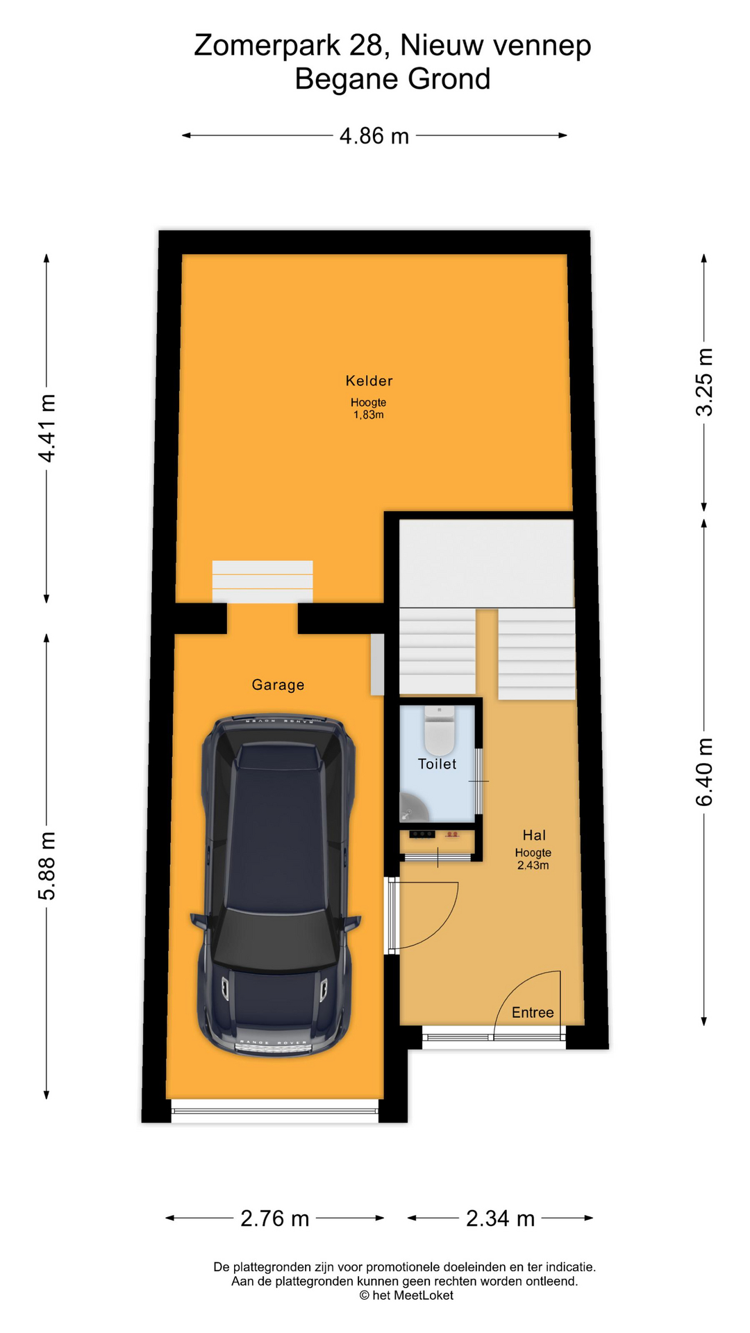 Zomerpark 28 , 2151 HA Nieuw-vennep map