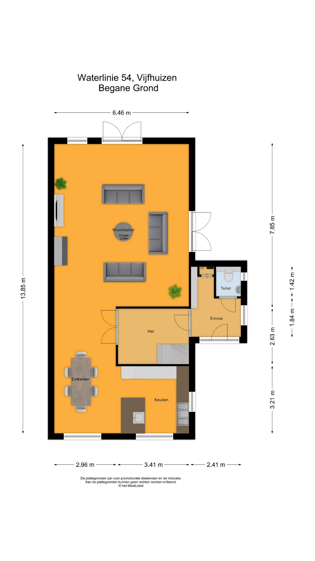 Waterlinie 54 , 2141 MA Vijfhuizen map