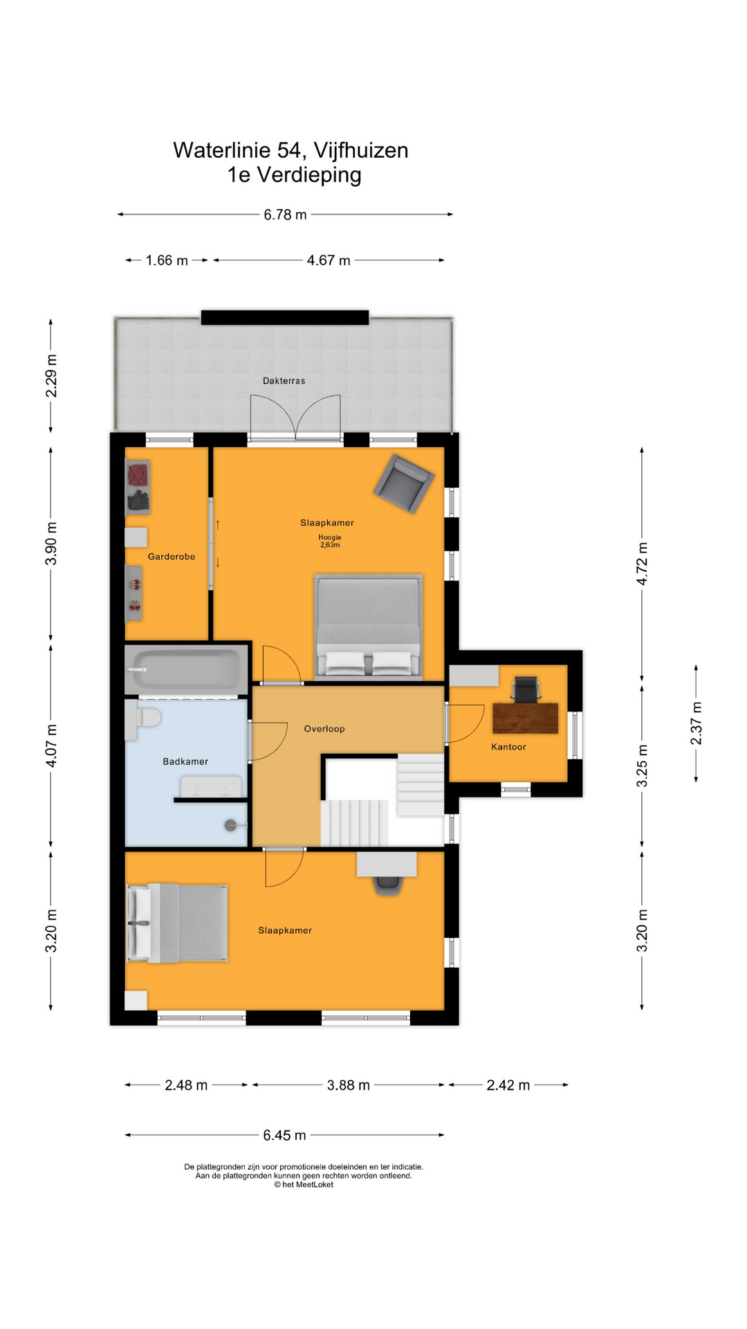 Waterlinie 54 , 2141 MA Vijfhuizen map
