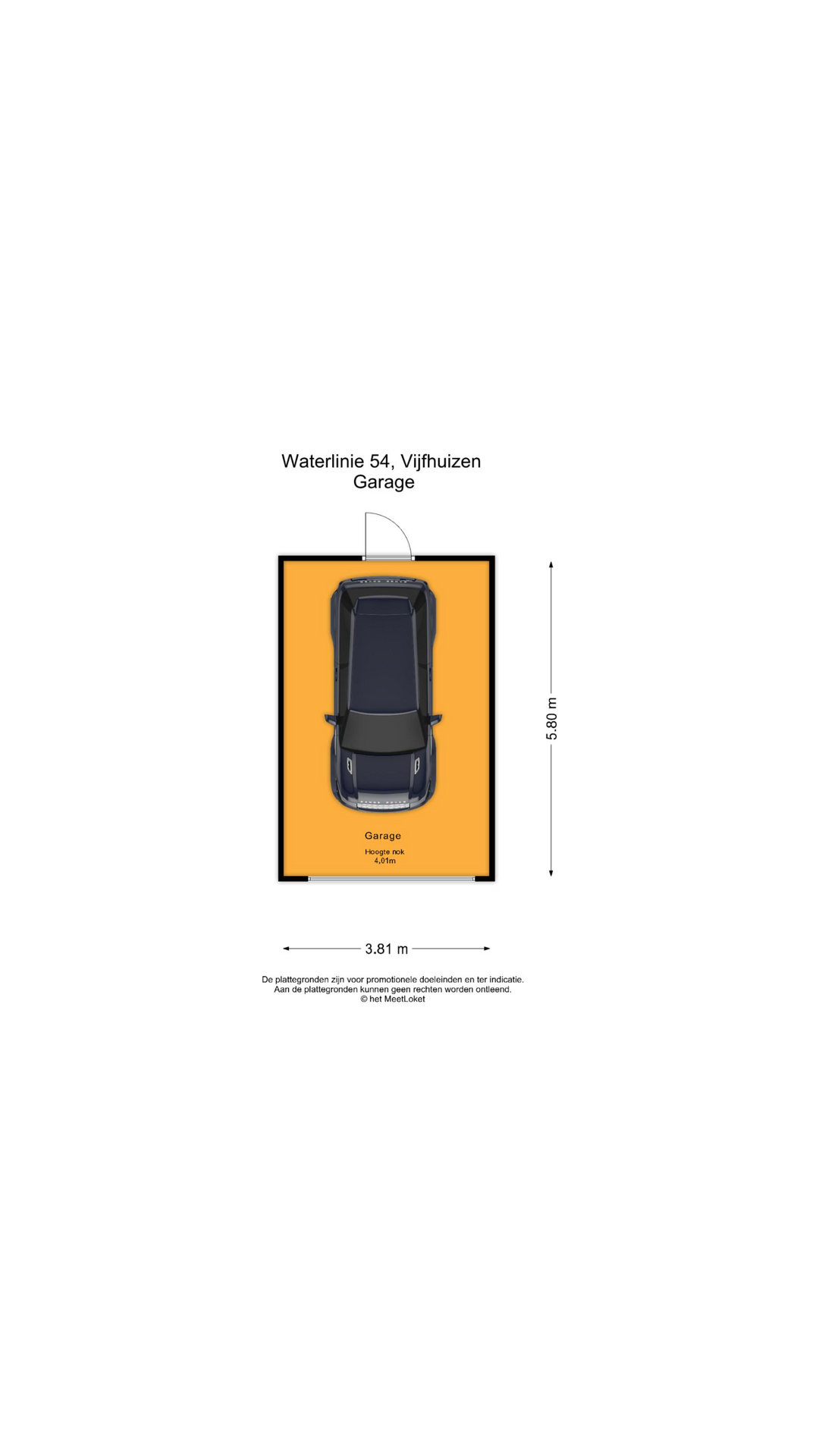 Waterlinie 54 , 2141 MA Vijfhuizen map