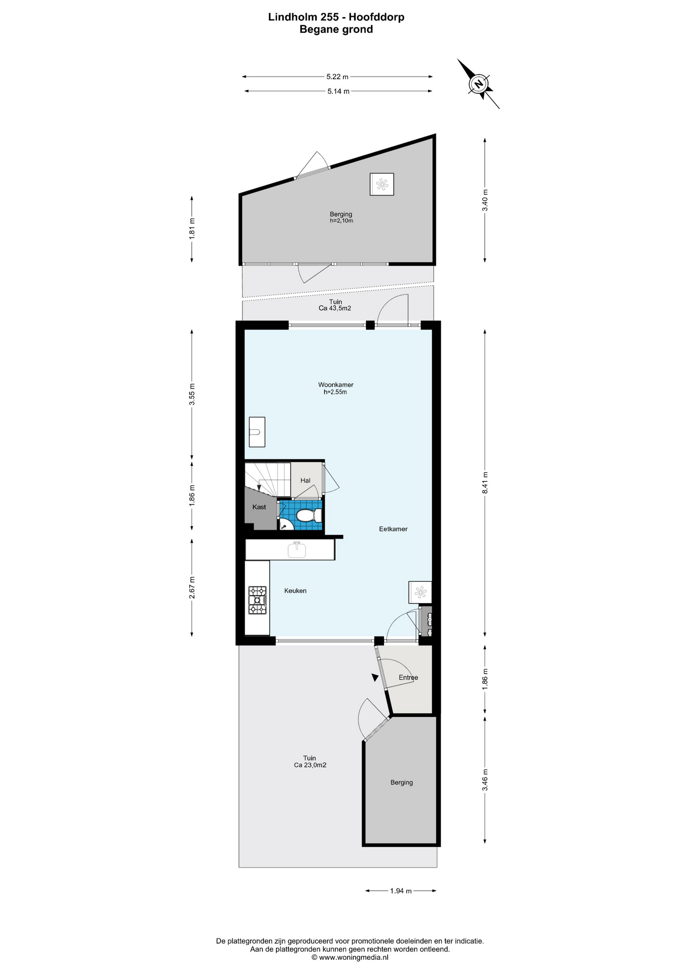 Lindholm 255 , 2133 CT Hoofddorp map