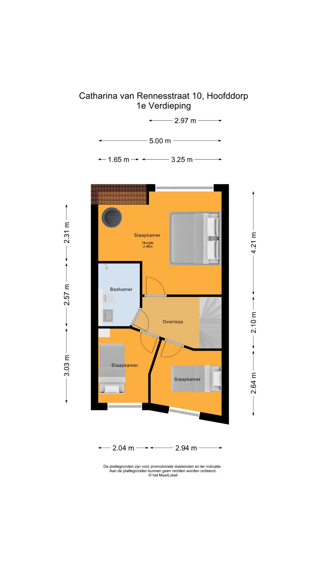 Catharina van Rennesstraat 10 , 2135 TH Hoofddorp map