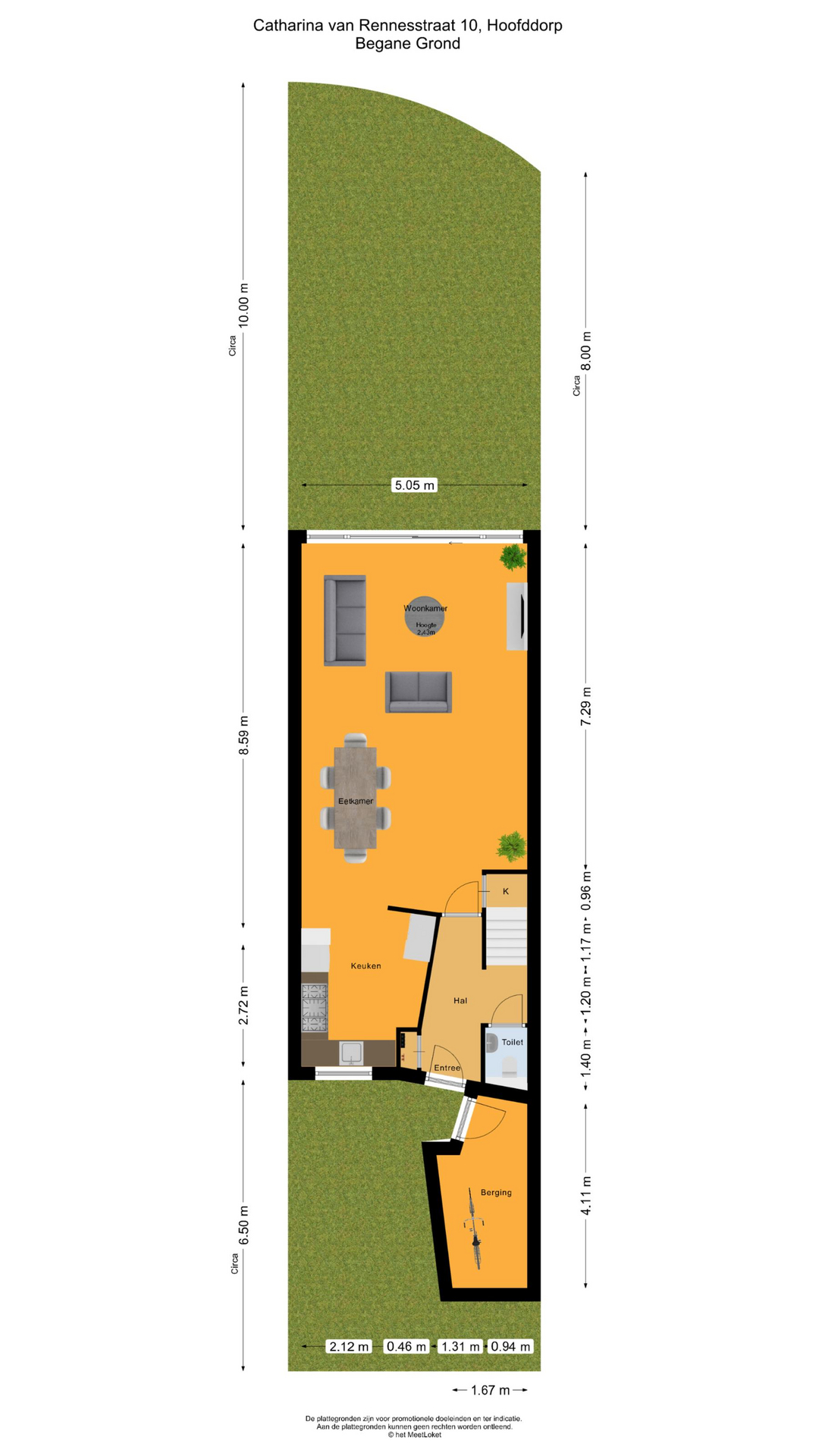 Catharina van Rennesstraat 10 , 2135 TH Hoofddorp map