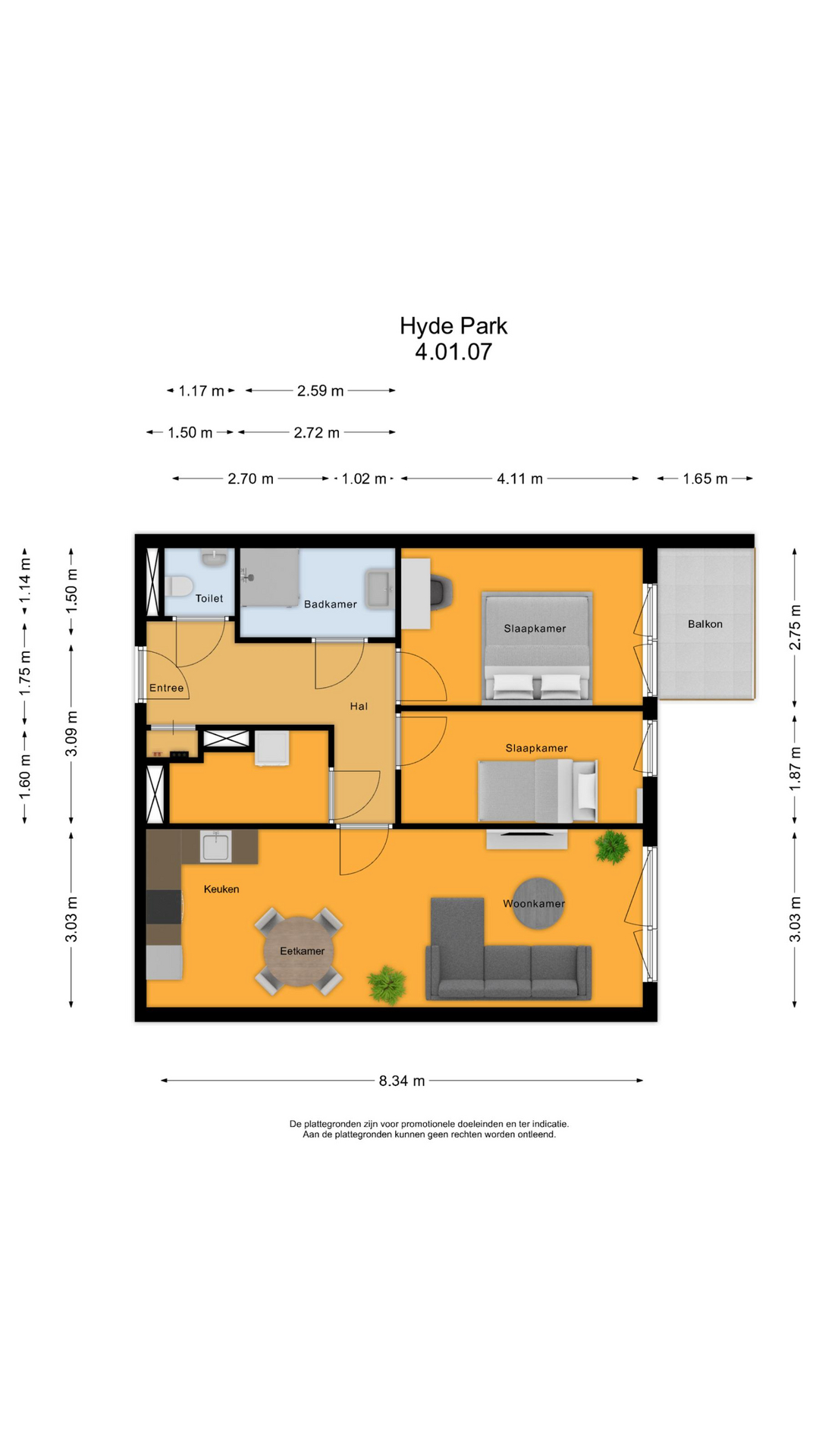 Eiffelstraat 27 , 2132 HS Hoofddorp map