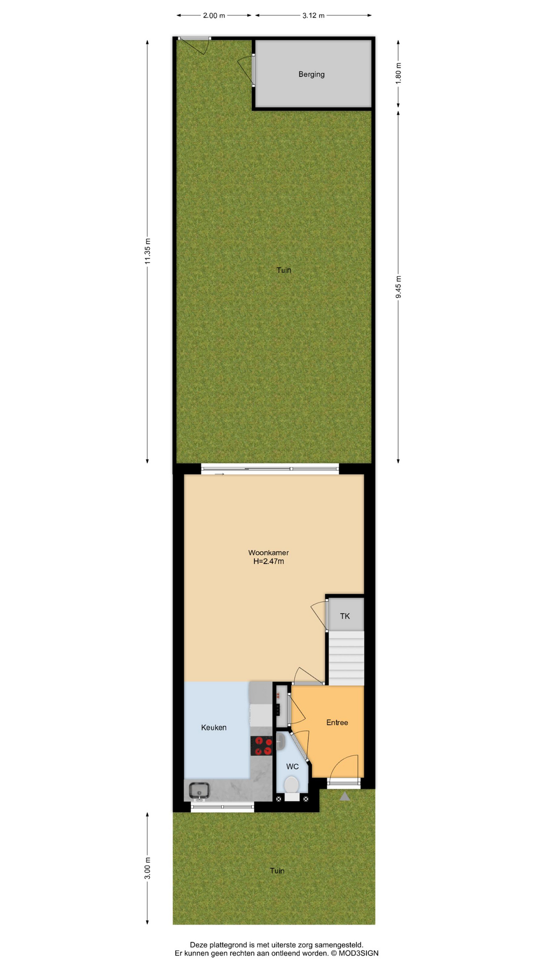 Stokroos 1 , 2211 MC Noordwijkerhout map