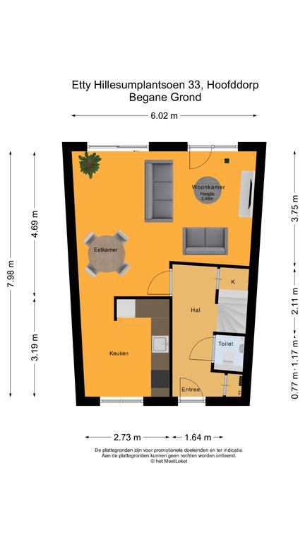 Etty Hillesumplantsoen 33 , 2135 KJ Hoofddorp map