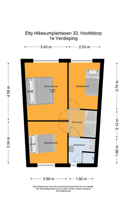 Etty Hillesumplantsoen 33 , 2135 KJ Hoofddorp map