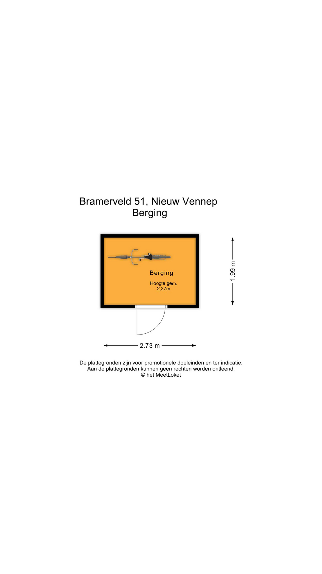 Bramerveld 51 , 2151 LA Nieuw-vennep map