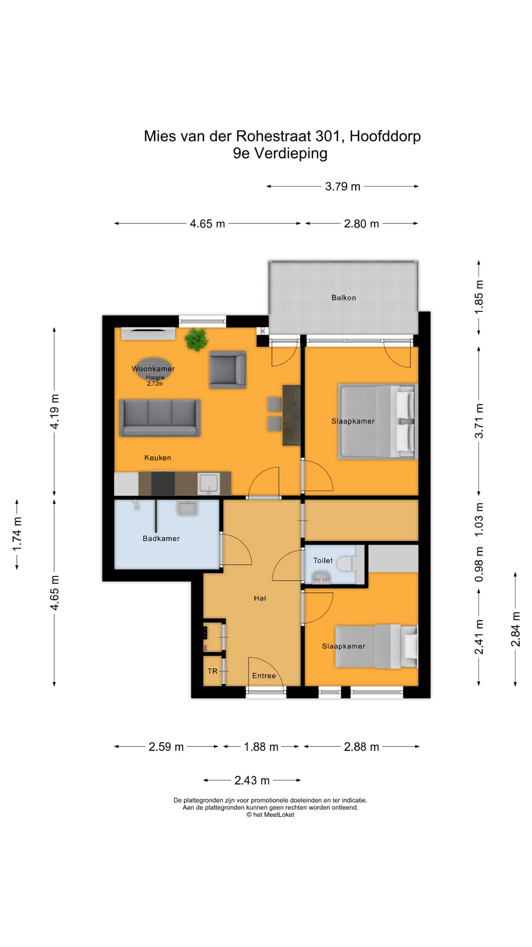 Mies van der Rohestraat 301 , 2132 HX Hoofddorp map