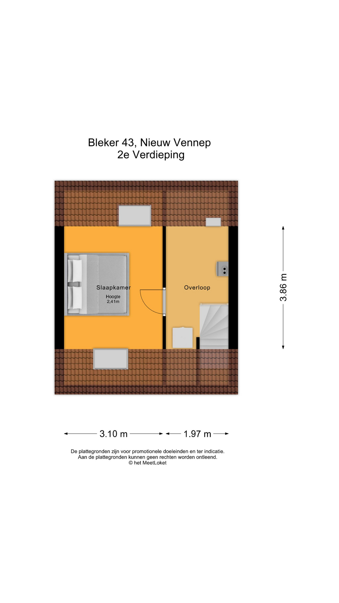 Bleker 43 , 2152 AR Nieuw-vennep map