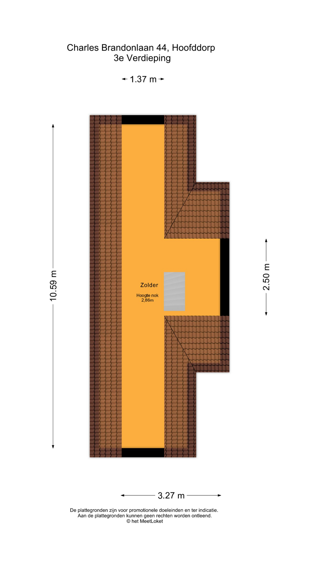 Charles Brandonlaan 44 , 2135 ZA Hoofddorp map