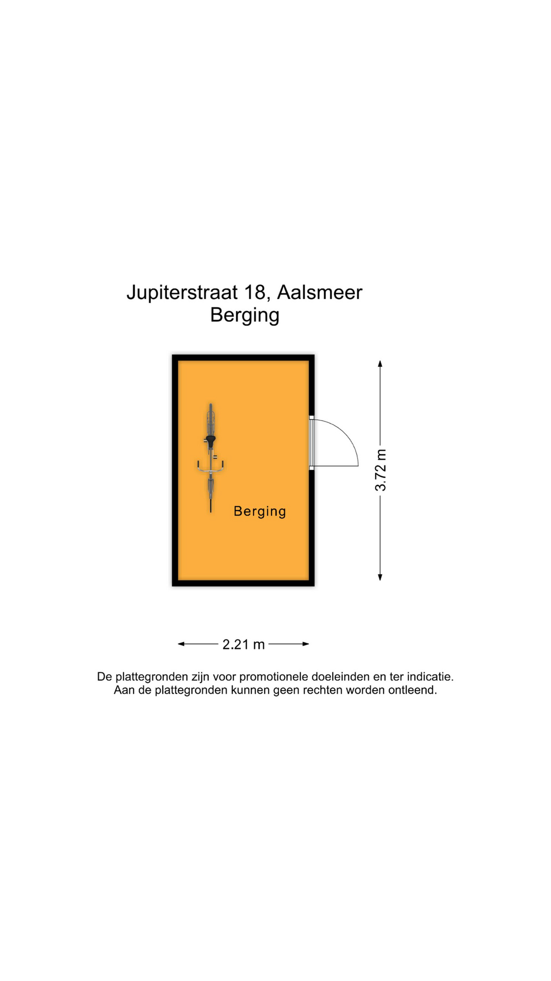 Jupiterstraat 18 , 1431 XB Aalsmeer map