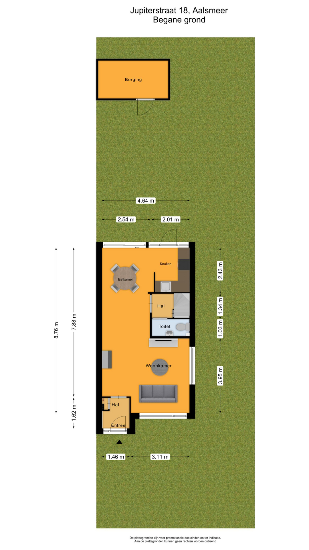 Jupiterstraat 18 , 1431 XB Aalsmeer map