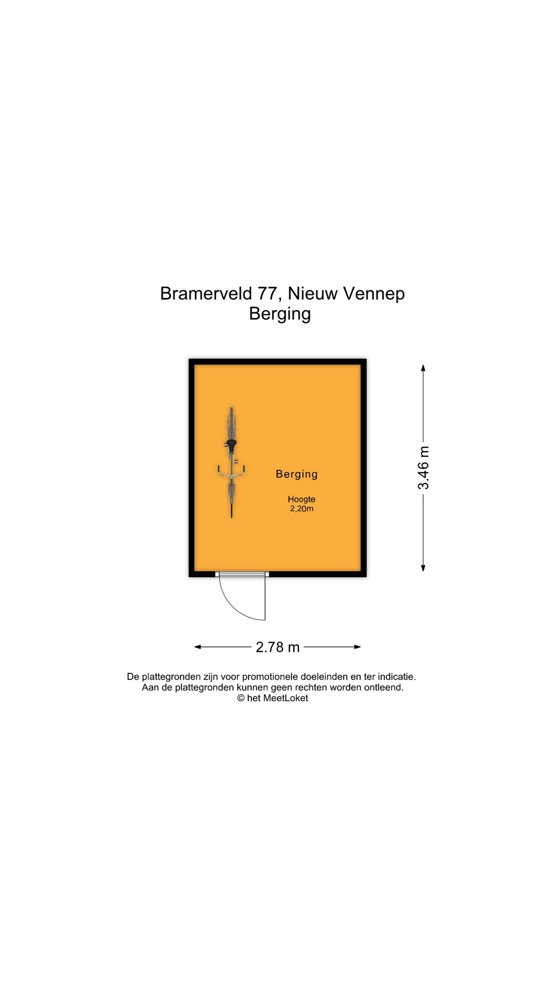 Bramerveld 77 , 2151 LA Nieuw-vennep map