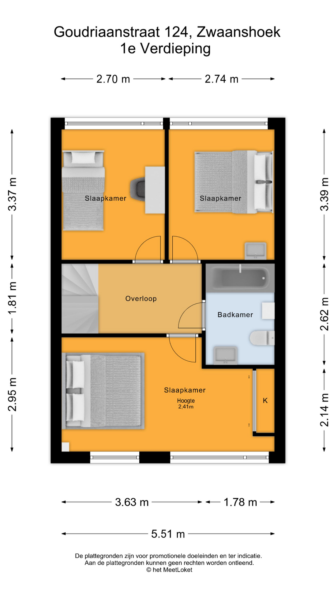Goudriaanstraat 124 , 2136 AV Zwaanshoek map