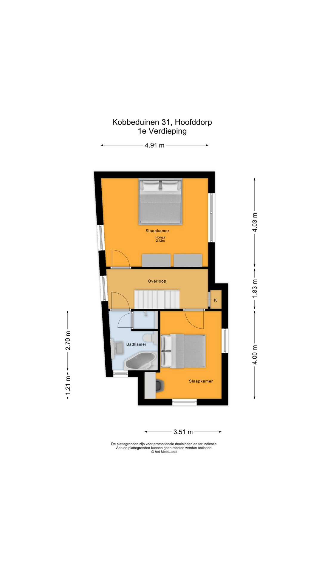 Kobbeduinen 31 , 2134 ZM Hoofddorp map