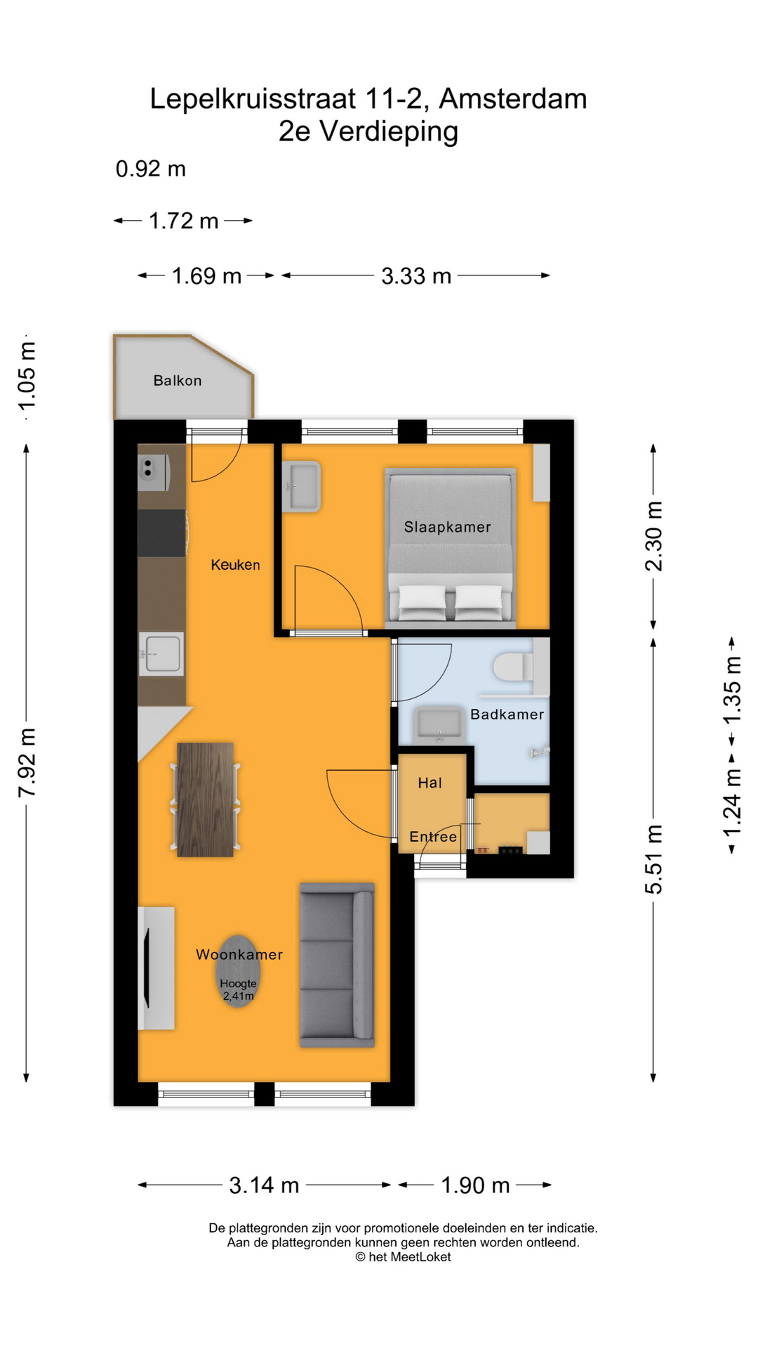 Lepelkruisstraat 11 2, 1018 WG Amsterdam map