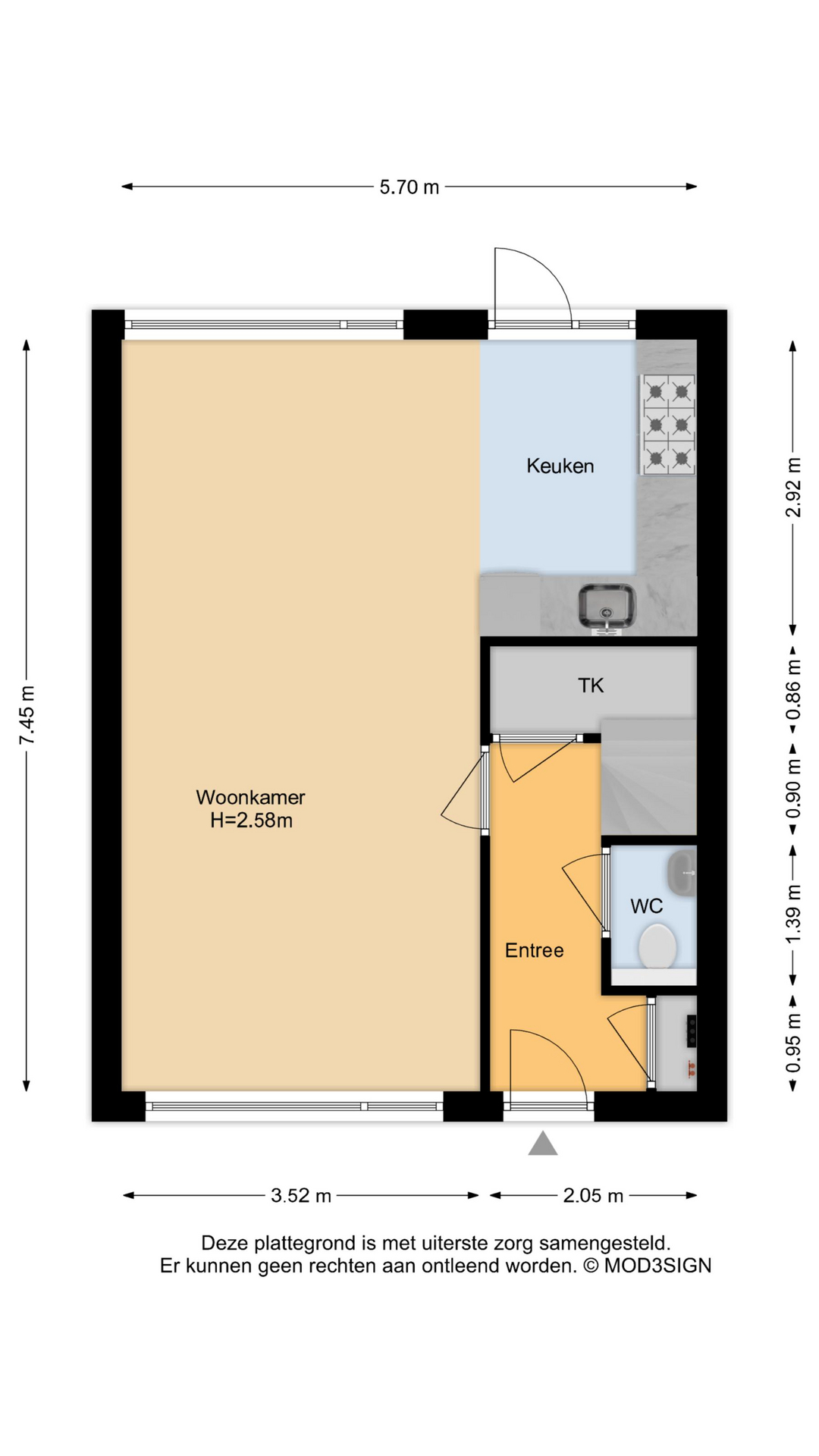 Langerak 64 , 2157 PH Abbenes map