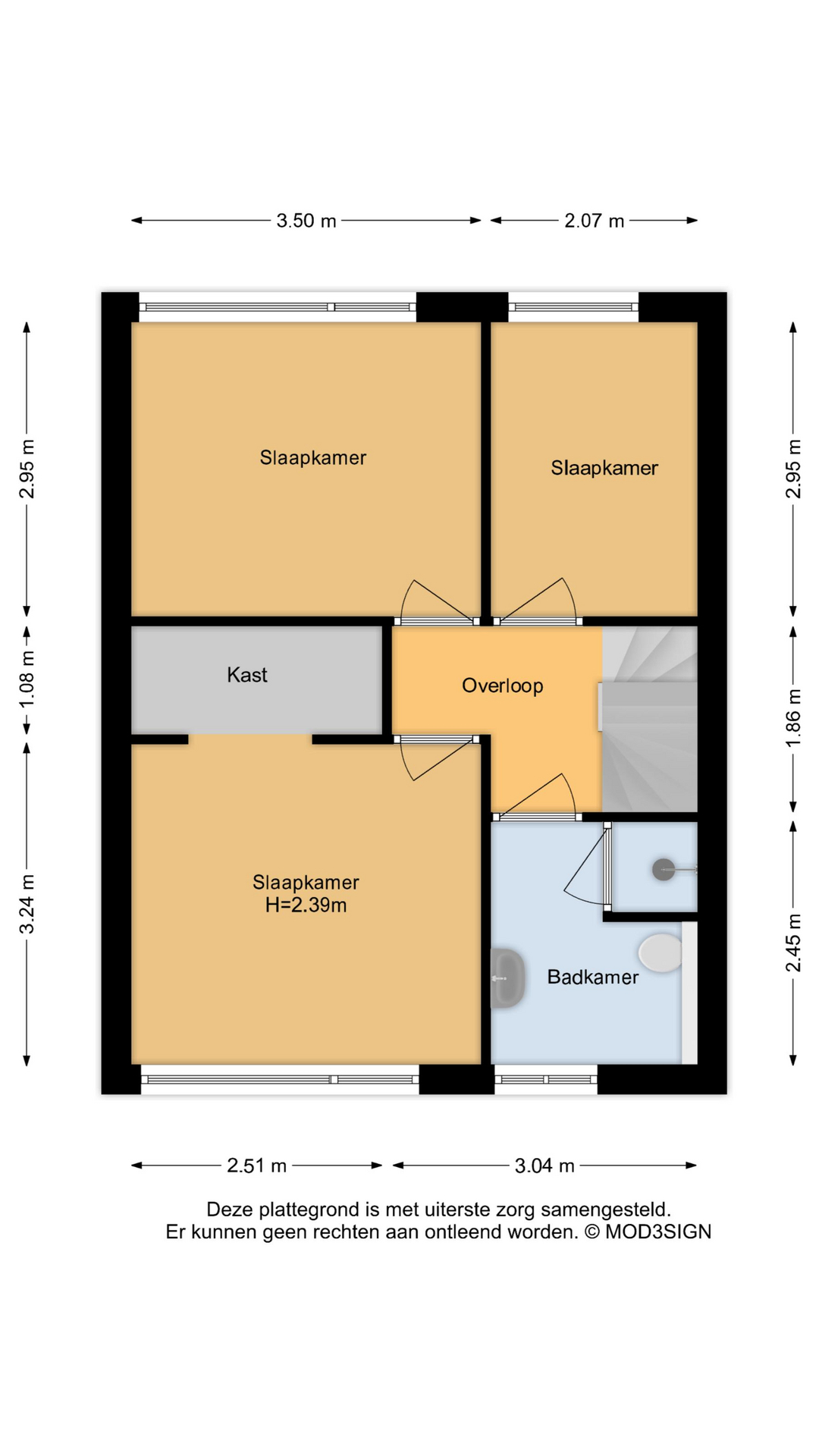 Langerak 64 , 2157 PH Abbenes map