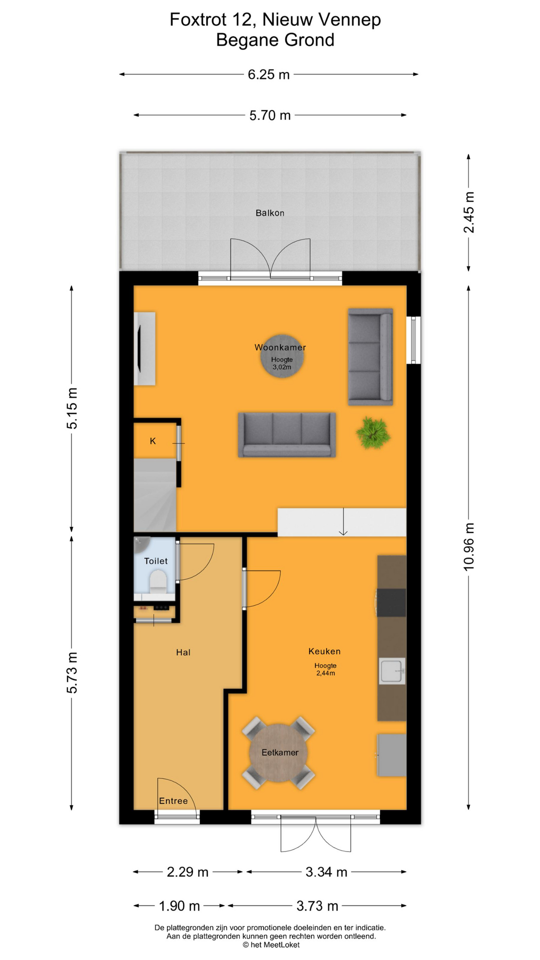 Foxtrot 12 , 2152 SR Nieuw-vennep map