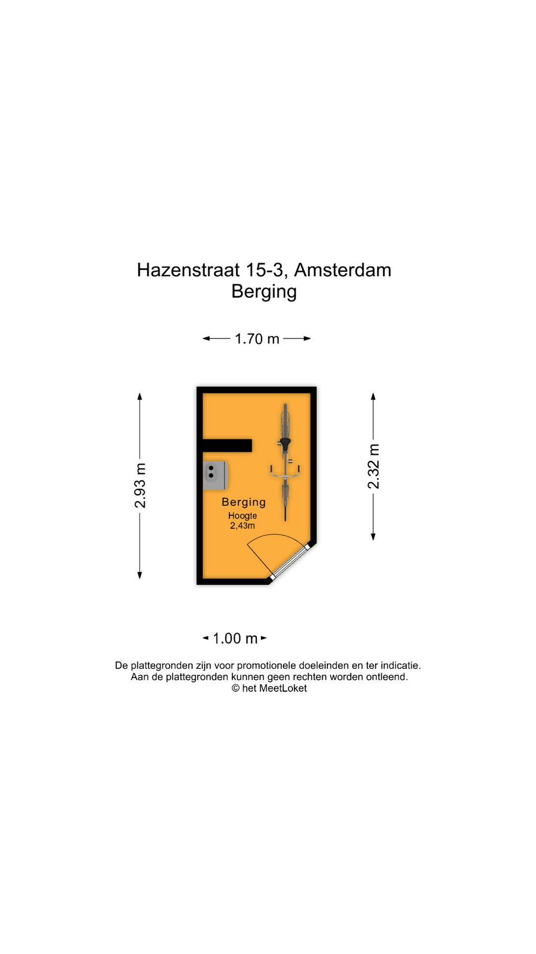 Hazenstraat 15 3, 1016 SM Amsterdam map