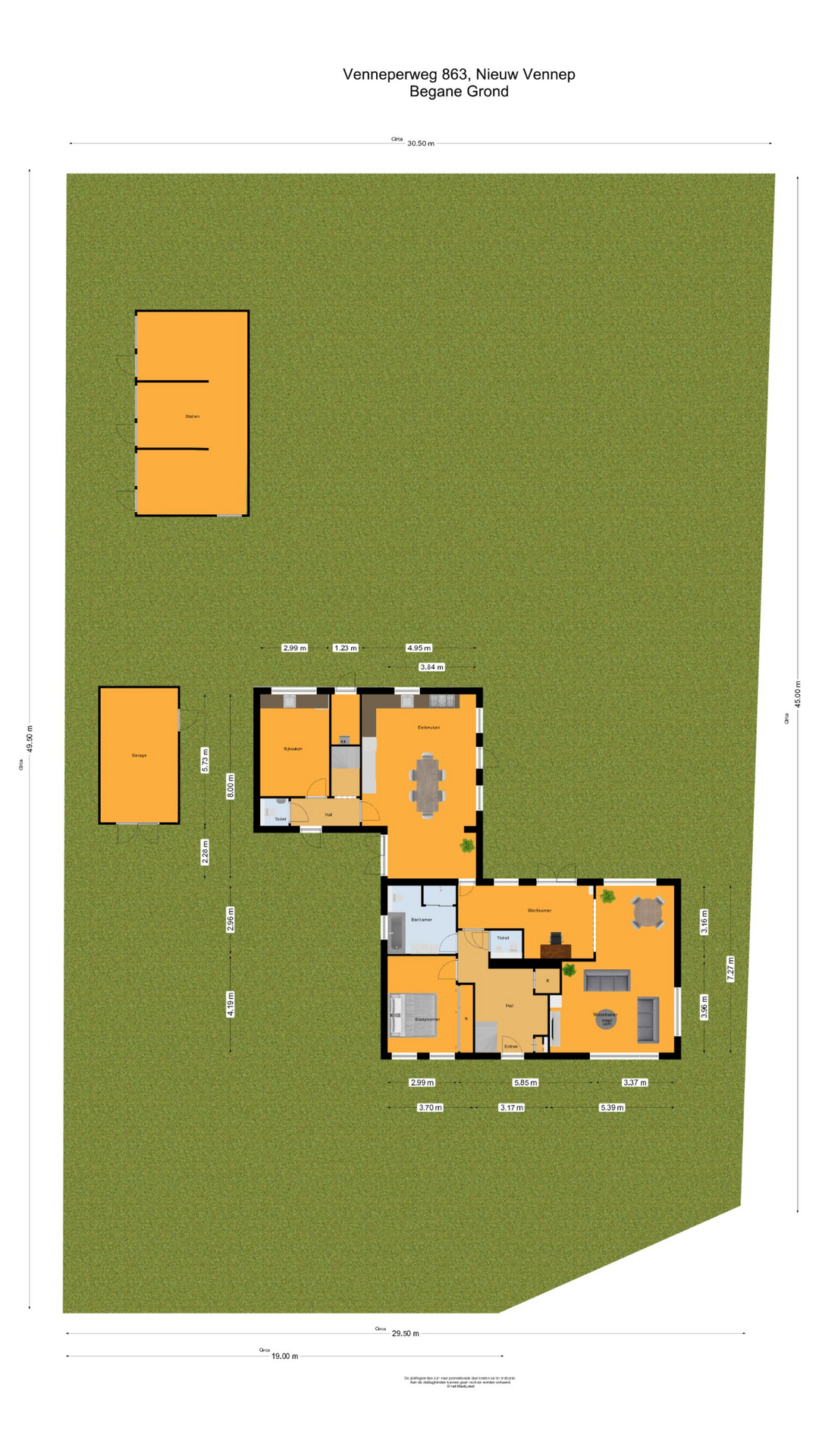 Venneperweg 863 , 2152 MB Nieuw-vennep map