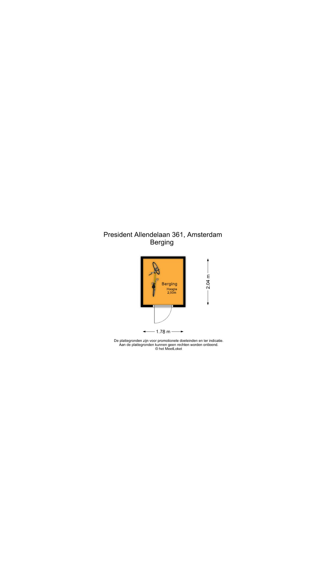 President Allendelaan 361 , 1068 VM Amsterdam map