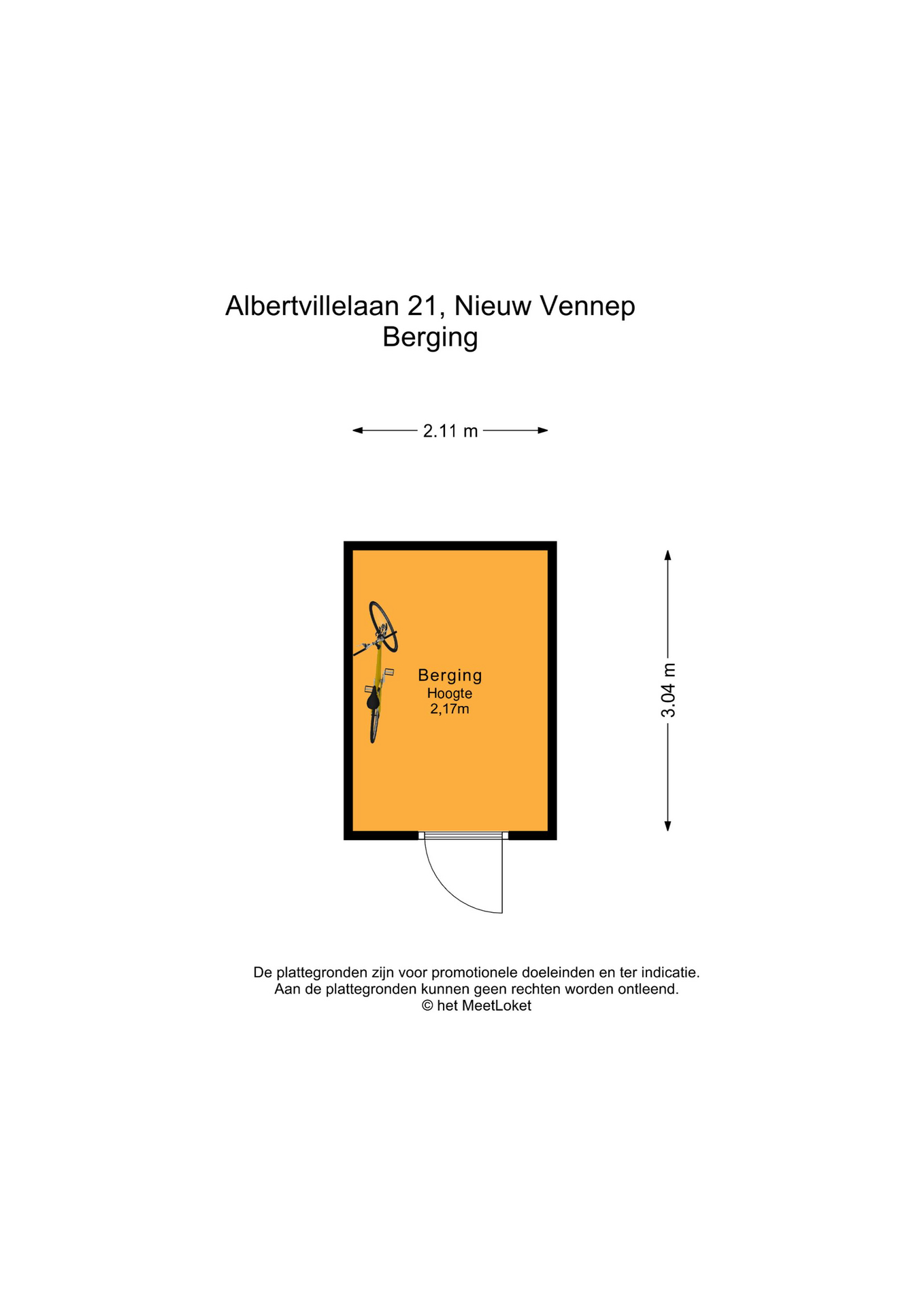 Albertvillelaan 21 , 2152 KM Nieuw-vennep map