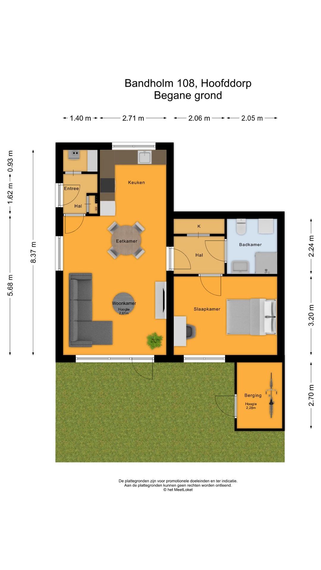 Bandholm 108 , 2133 DM Hoofddorp map