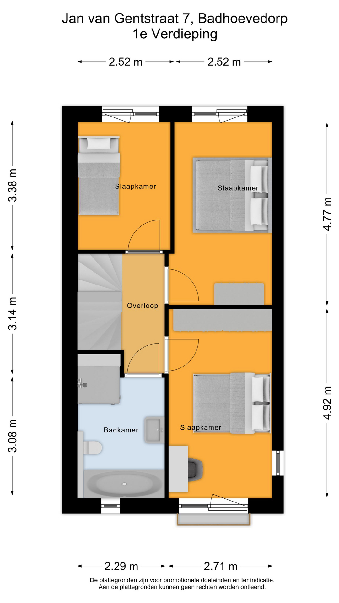 Jan van Gentstraat 54 G, 1171 GM Badhoevedorp map