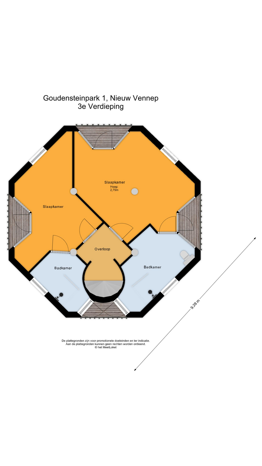 Goudensteinpark 1 , 2151 HC Nieuw-vennep map