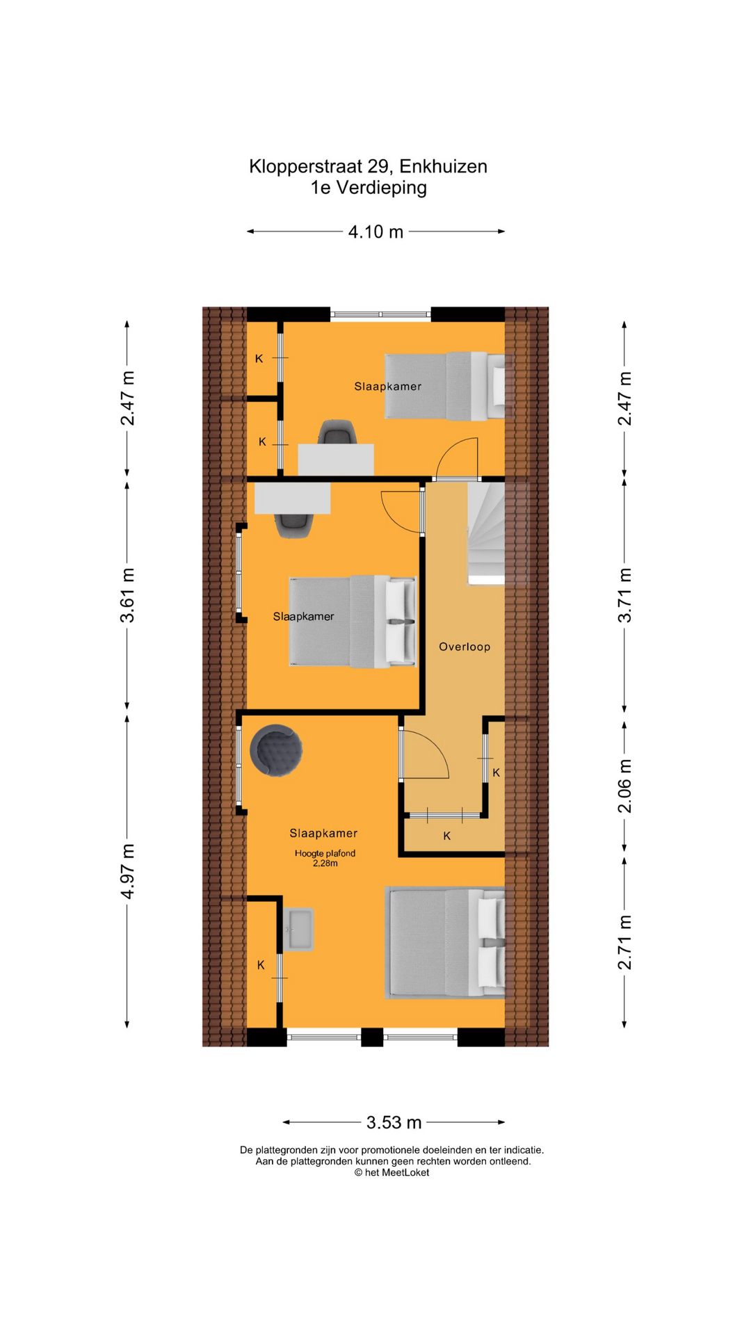 Klopperstraat 29 , 1601 CG Enkhuizen map