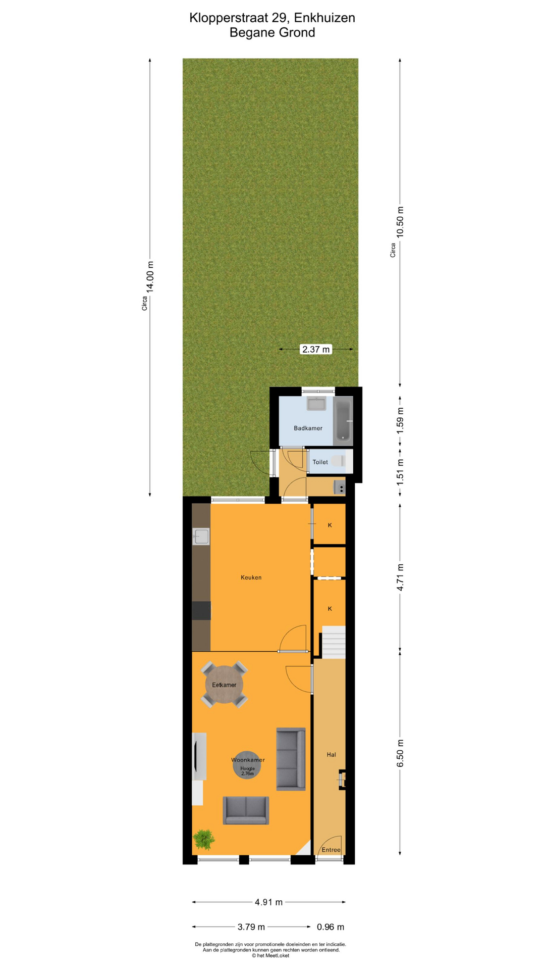 Klopperstraat 29 , 1601 CG Enkhuizen map